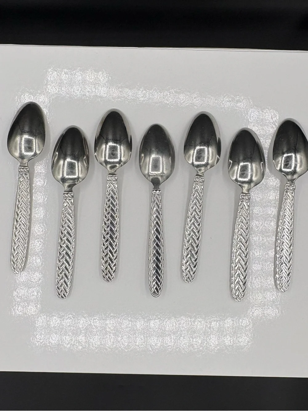 Ralph Lauren Equestrian Braid Stainless Teaspoon